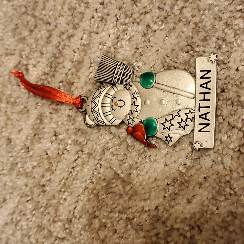 Metal Ornament - Christmas - NATHAN